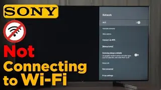 Sony TV Connected But No Internet | 100% Fixed