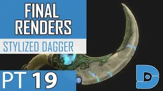 Final Renders - Stylized Dagger - PT. 19