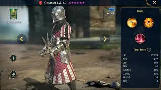 Raid Shadow Legends Hero Showcase Courtier lv 60