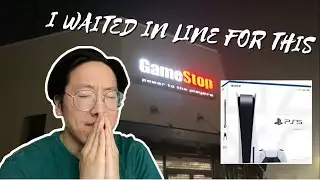 camping outside gamestop for the PS5