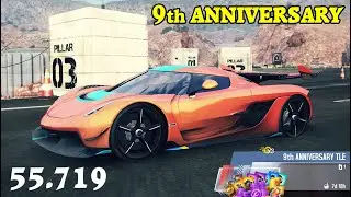 Asphalt 8 - 9th ANNIVERSARY | Jesko (Nevada) 55.719