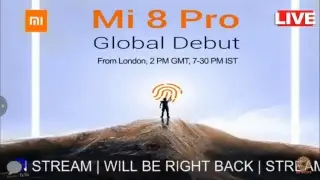 Mi8 pro Live global launch event