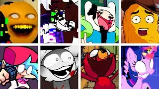 Sliced but Every Turn Different Characters Sing It🧡 (FNF Sliced but Everyone Sings It)