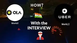How OLA/UBER works in INDIA with INTERVIEW of CAB DRIVER🚕