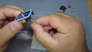 rilevatore sonoro e a led di presenza realizzato con sensore PIR e altri 4 componenti