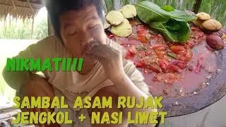 MUKBANG DI TENGAH SAWAH DENGAN NASI LIWET SAMBAL + LALAPAN JENGKOL @cinakampung2798