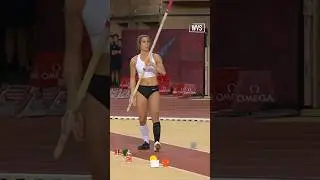 Beautiful pole vault women Katerina Stefanidi 🔥 #viral #shorts