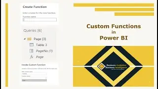Custom (User) Functions in Power BI | Power Query