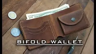 How to make Bifold Wallet // Изготовление портмоне ручной работы