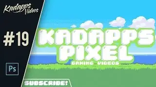 How to make/Design a Pixel art 8bit youtube banner in Photoshop