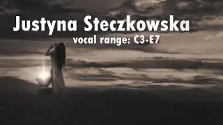 Justyna Steczkowska - vocal range (C3-E7)