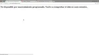 Como solucionar el error “No disponible por mantenimiento programado” en WordPress