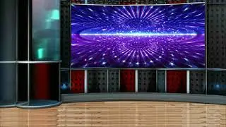 TV Studio Background, Virtual Studio Set, News Studio 