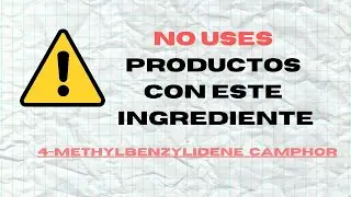 ⚠️ SUSPENDE el uso de productos con este ingrediente PROHIBIDO EN EUROPA