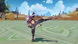 Arataki Itto Gameplay (Basic Attack + Elemental Skill + Elemental Burst) Genshin Impact 2.3 Update