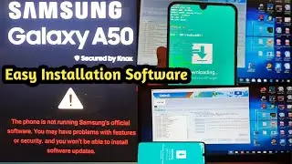 How to install software Samsung A50 Mobile || The phone is not running Samsung's official software