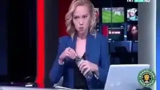 TRT spikeri'nin  bildiriyi yayınlamadan önceki anı...