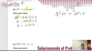 Simplifying expressions using PEMDAS and square roots