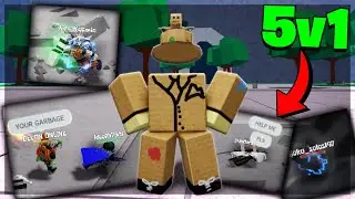 DESTROYING some TOXIC TEAMERS in The Strongest Battlegrounds | Roblox