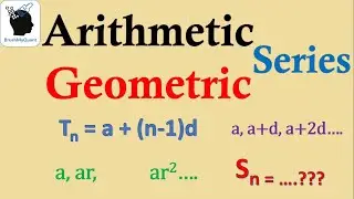 Arithmetic Progression | Geometric Progression | Sequence | BrushMyQuant #sequence