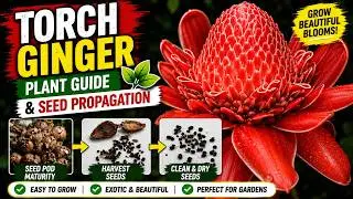 Torch Ginger Plant Guide & Seed Propagation | Etlingera elatior