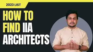 How To Find IIA Architects - Chapter & Members | Get Architect License Without B.Arch 