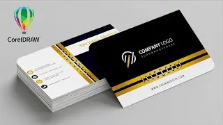 How to make Business Card in CorelDRAW | Visiting Card design in CorelDRAW | KH_Graphics