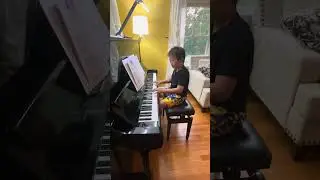 Serenade from John Thompson’s modern course for the piano the third grade book