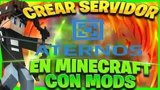 💎como CREAR Un Servidor En MINECRAFT Con MODS Para Todas Las Versiones En ETERNOS 2023 manllomita ☑️