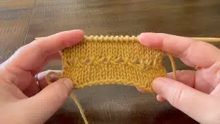 How To: (k2tog tbl, yo, p3tog) into 3 sts