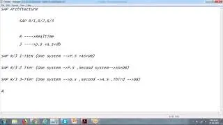 SAP Security -Architecture AS  PAS,AAS,