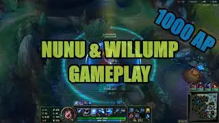FULL AP NUNU GAMEPLAY | 1000 AP (League of Legends)