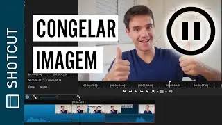Como CONGELAR vídeo (efeito freeze frame, shotcut)