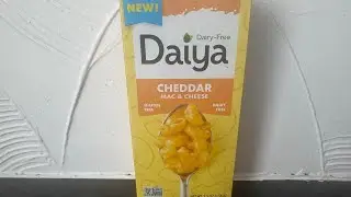 Daiya Cheddar Mac & Cheese #veganfoodtastetest #daiya #veganmacandcheese #glutenfree