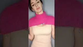 Водолазка спицами Маджента ⤴️ 