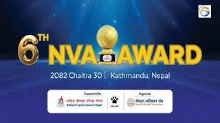 Live :•6th NVA Award 2082 Chaitra 30