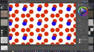 Seamless textures in Photoshop using pattern preview for wallpaper ,fabric or game texture design.