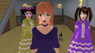 cinderella | sakura school simulator | part1💙💙