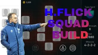 HOW TO USE H. FLICK||SQUAD BUILD|| PES 2021 MOBILE.