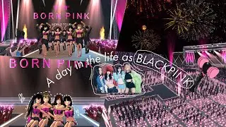 BLACKPINK MEMBERS' DAILY VLOG || CONCERT - SHOOTING - CELEBRITY LIFE✨|| Sakura School Simulator