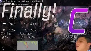 OSU! - My first 5 star!! Team Grimoire Vs Laur - Grievous Lady
