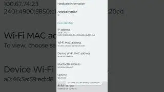 How to On developer mode on your Android 