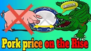 Why we don't just substitute with crocodile ?🐊#Shorts #PorkPrices #AfricanSwineFever #Thailand #Fact
