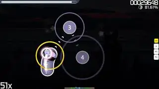 Osu! but the player is noob and played 2 stars difficulty rating