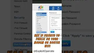 NAT IP on your modem router #computer #networking #server #system