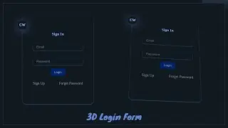 Revolutionize Your UI with 3D Login Forms: Step-by-Step Tutorial