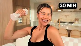 Walk the Weight Off and Tone Your Arms (Beginner Friendly) | growwithjo