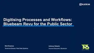 RDS - Transforming Public Sector Processes Digitally with Bluebeam Revu