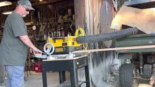 Trying out our Dewalt DW735