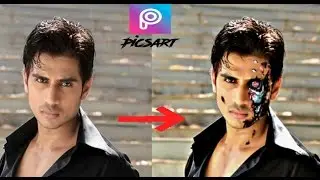 How to Edit like Terminator Robot in Picsart | Best Picsart Creation